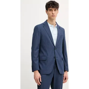 Pánské sako Vlněné sako Tommy Hilfiger pánské, tmavomodrá barva, SQTHL6506.SQTH402 59X, vel. 48