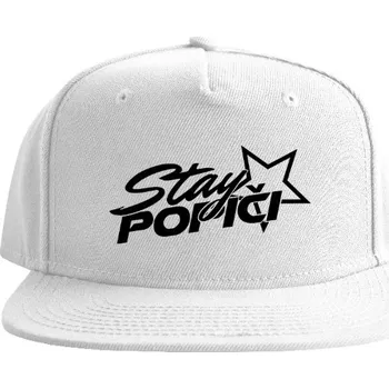 Kšiltovka Kšiltovka Snapback s potiskem STAY popiči