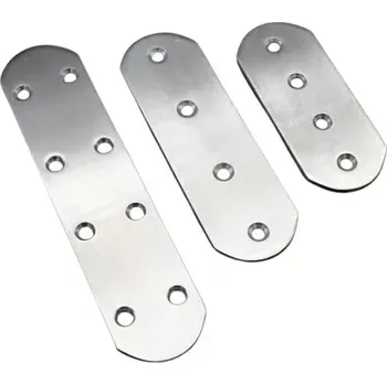 Nábytkové kování Nerezová plochá spojka 92x38x2.7mm (PLAS92)