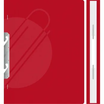 Rychlovazač A4 RZC - závěsný celý, PŘESPÁN - červený