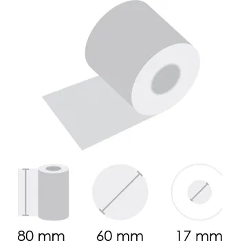 Kotouček do pokladny a tiskárny štítků Kotoučky TERMO STANDARD 80/60/17