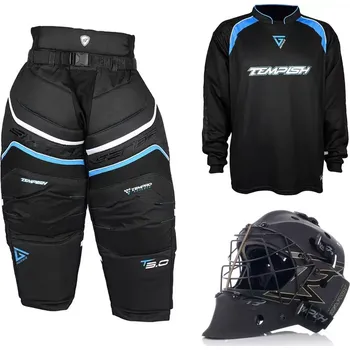 Florbalový dres Tempish Sixth Sense T3.0 Black Mask brankářský komplet M L