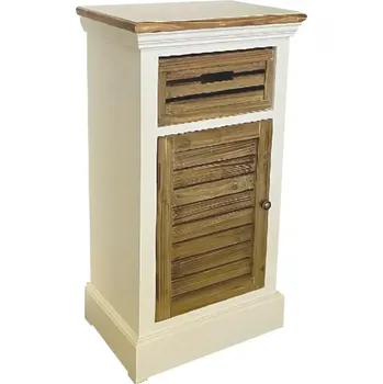 Komoda Skříňka Blanche (Masiv paulovnie a MDF )