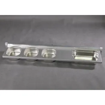 Výsuvný krmný pult s gastronádobami KPVG12