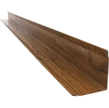 plechová krytina Bravo Úhlový profil - zlatý dub Velikost: 1 metr