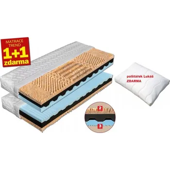 Matrace Dřevočal Nina 80x200 cm 21 cm 1+1 AloeVera Doprava ZDARMA.