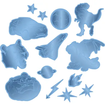 Sport Reflexní samolepky Step by Step, barva modrá