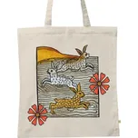 BIO plátěná taška s potiskem Tři zajíci Eko taška