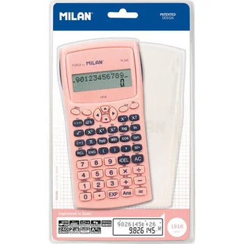 Kalkulačka Kalkulačka MILAN M240 pink - vědecká 10+2 místná