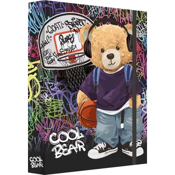 desky na sešit Box na sešity A5 Jumbo MAX - Cool Bear