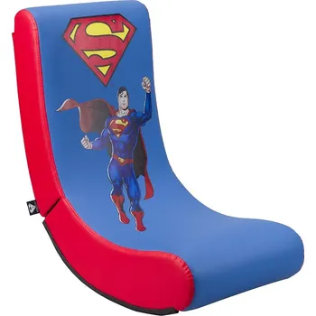 Notebook Superman Junior Rock’n’Seat Herní křeslo, skládací, dětské, PU kůže, modro-červené SA5610-S1