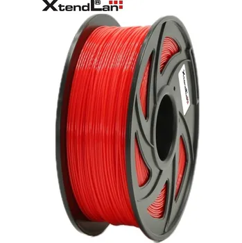 Filament XtendLan filament PLA zářivě červený Plastické vlákno, pro 3D tisk, PLA, průměr 1,75mm, hmotnost materiálu 1kg, zářivě červené 3DF-PLA1.75-FRD 1kg