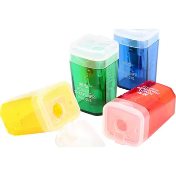 Ořezávátko Struhadlo plastové M&G se zásobníkem Mini, mix barev