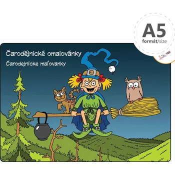 omalovánky Omalovánka A5 - Čarodějnické omalovánky
