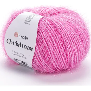 Galanterie YarnArt Příze Christmas 08 - růžová
