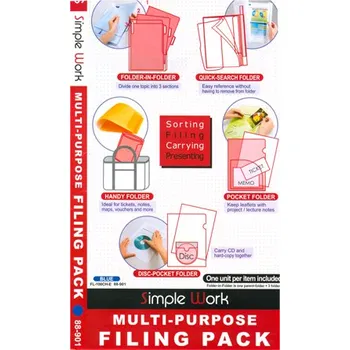 Archivační box Obaly sada 5 ks FL100CH modrý