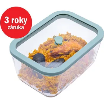 Dóza na potraviny STATUS 131104 Viva skleněná vakuová dóza 1,4 l zelená