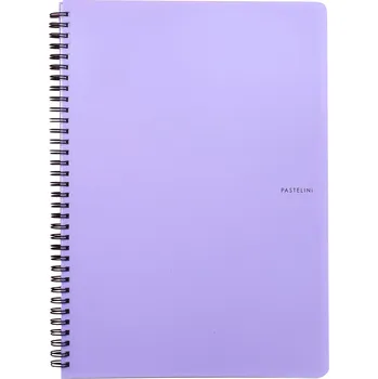 Twin wire blok A4 PP PASTELINI fialová