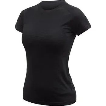 Dámské tričko Sensor Merino Active No Logo - Dámské triko s krátkým rukávem Black S