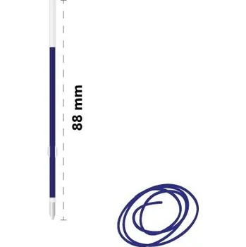 Náplň do psacích potřeb Náplň kuličková 0,5 mm - modrá