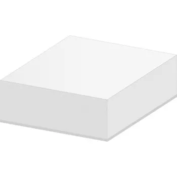 Blok Blok kostka bílá 9x9x3,5 cm - lepená