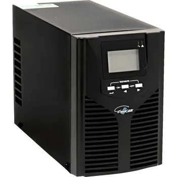 Záložní zdroj Eurocase EA901P 1000VA Záložní zdroj, 1000VA, 900W, online, USB, RS-232, EPO, LCD displej, sinusový výstup EA901P 1000VA