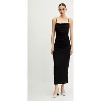 Dámské šaty Šaty HUGO černá barva, maxi, 50540915 99X, vel. XS