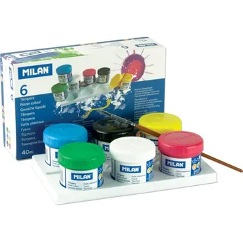 Sada temperových barev 6ks 40ml