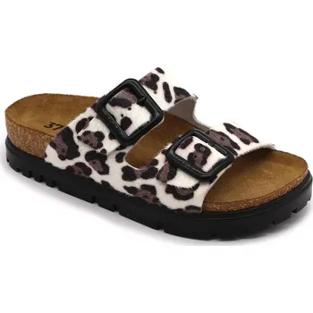 Dámská zdravotní obuv Dámské korkové pantofle LEON 6013 - Bílá Velikost: 41