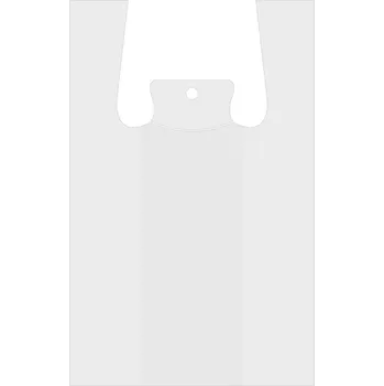 Pytle na odpadky Tašky 10 kg, HDPE košilkové 54 x 85 x 30 cm, bal. 50 ks / bílé