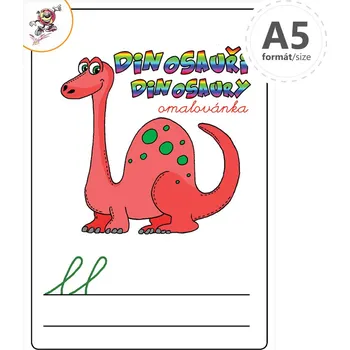 omalovánky Omalovánka A5 - Dinosauři