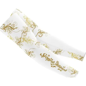 Cyklistické návleky Dámské cyklistické návleky na ruce GOLD bílá - Žlutá / S - M