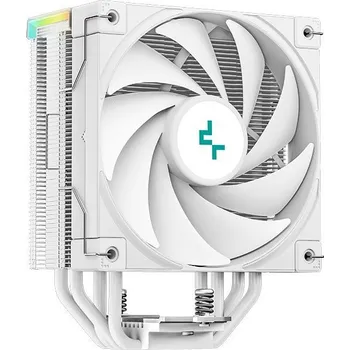 Počítačové chlazení DEEPCOOL AK400 Digital bílý Chladič, pro CPU, pro Intel i AMD, socket 1700, 1200, 115x, AM5, AM4, 220W TDP, 120mm ventilátor, 4 heatpipe, digitální displej, bílý R-AK400-WHADMN-G