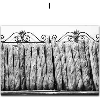 Obraz Černobílý vintage obraz s motivy Paříže | retro plakát, obraz do bytu - já , 21 x 30 cm bez rámu