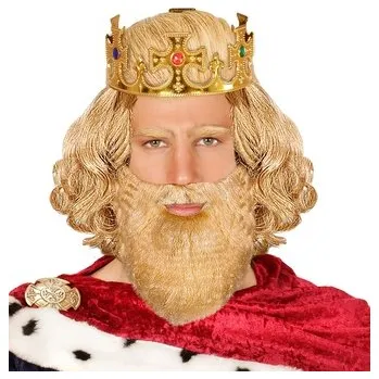 Karnevalový kostým Widmann&nbsp;Plnovous blond na gumičku