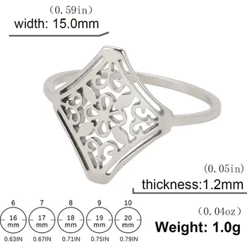 Prsten Ocelový prsten | módní šperk - Styl 5 Ocel , 8