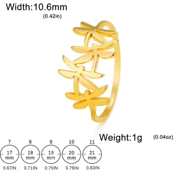 Prsten Ocelový prsten | módní šperk - Styl 18 Gold , 10