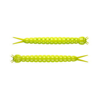 Umělá nástraha Gumová nástraha Libra Lures Slight Worm 38mm Apple Green 027 Cheese (15ks)