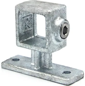 Příslušenství pro plot Pozinkovaný držák pro jekl 25x25mm, pro montáž do stěny