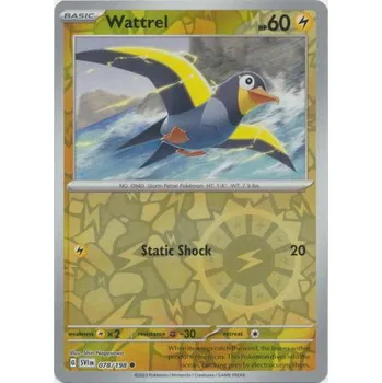Sběratelská karetní hra Pokémon karta Wattrel 078/198 Reverse Holo