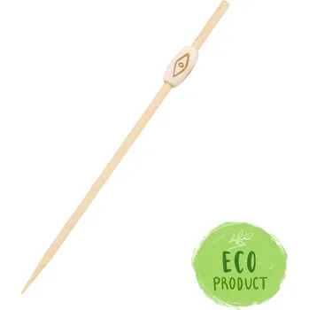 Jednorázové nádobí Fingerfood napichovadlo (bambusové FSC 100%) Natur 12cm [100 ks]
