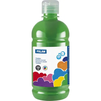 Barva temperová 500ml světle zelená