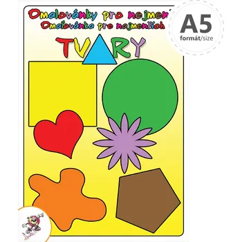 omalovánky Omalovánka A5 - Pro Nejmenší Tvary