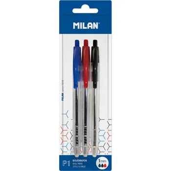 Pero kuličkové MILAN P1 1,0 mm - sada 3 ks