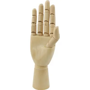 Výtvárné potřeby Dřevěná figurka - pravá ruka 10"/ 25 cm
