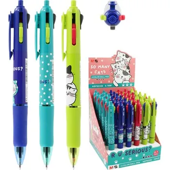 Pero 4-barevné M&G So Many Cats! 0,7 mm