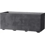 Deroma Millennium Samozavlažovací truhlík Casseta, plast, antracit, 59 × 25 × 25 cm 9H924SZ