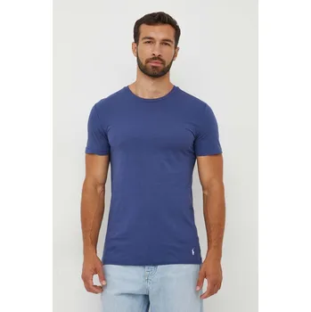 Bavlněné tričko Polo Ralph Lauren 3-pack 714830304 modrá 55A, vel. L