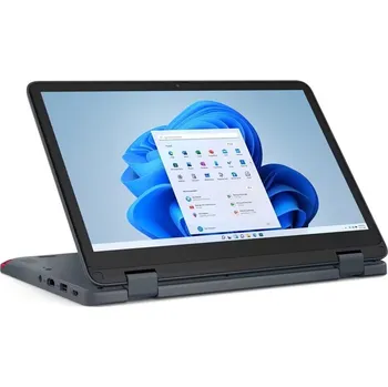 Notebook Lenovo 300w Yoga Gen4 Notebook, Intel N100, 4GB LPDDR5, 128GB SSD, Intel UHD, 11,6" HD IPS dotykový, W11P, šedý 82VM000KCK
