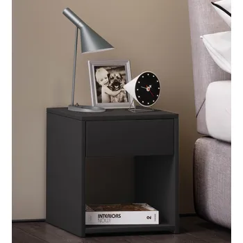 Noční stolek VCM Noční stolek Sledo Mini, černý 761039
